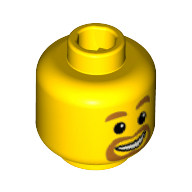 Lego hlava, žlutá (4186392)